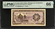 French Indo-China French Indo-China One Piastre ND (1942-45) Pick-60 GEM UNC PMG 66 EPQ -
