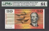 Australia Australia $20 Phillips/Randall 1968 Pick-41c Ch UNC PMG 64 NET -