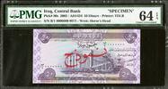 Iraq Iraq 50 Dinars SPECIMEN 2003 / AH1424 Pick-90s CH UNC PMG 64 EPQ -