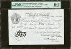 Great Britain Great Britain ( England ) 5 Pounds "LONDON" 1947 Pick-343 GEM UNC PMG 66 EPQ -