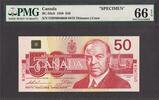 Canada Canada $50 SPECIMEN 1988 QEII BC-59aS # 0875 GEM UNC PMG 66 EPQ -