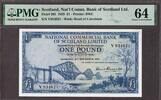 SCOTLAND One Pound 1959 Pick-265 CH UNC PMG 64 -