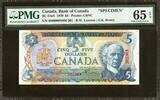 Canada Canada 5 Dollars SPECIMEN 1979 BC-53aS 0000000 #301 GEM UNC PMG 65 EPQ -