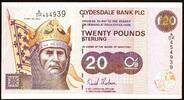 Scotland Scotland Clydesdale Bank PLC 20 Pounds 21-11-2004 Pick-228f Crisp VF+/XF -