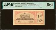 Turkey Turkey Ottoman Empire 2 1/2 Piastres ND (1916-17) Pick-86 GEM UNC PMG 66 EPQ -