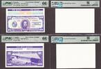 Uruguay Uruguay 500 Pesos 1966 Front & Back Printer's Design Pick-UNL GEM UNC PMG 66 EPQ -