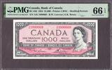 Canada Canada $1000 QEII 1954 Lawson-Bouey BC-44d Pick-83d GEM UNC PMG 66 EPQ -