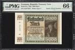 Germany Germany 5000 Mark 1922 RADAR Serial # 237732 Pick-81a GEM UNC PMG 66 EPQ -