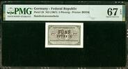 Germany Germany Federal Republic 5 Pfennig ND (1967) Pick-25 Superb GEM UNC PMG 67 EPQ -
