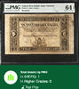 Danish West Indies Danish West Indies Virgin Islands 2 Dalere 1860 P-7r Remainder CH UNC PMG 64 EPQ -