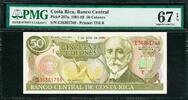 Costa Rica 50 Colones Costa Rica Pick-257a SUPERB GEM UNC PMG 67 EPQ -