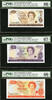 New Zealand 1 $2 $ New Zealand 1981-85 MATCHING 1st Prefix LOW Ser $ 5 GEM UNC PMG 66 & 67 EPQ -