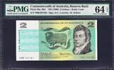 Austrialia Australia $2 Coombs/Wilson ND (1966) Pick-38a Ch UNC PMG 64 EPQ -