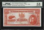 New Zealand 10 Shillings 1.8.1934 Series 9Z Pick-154 About UNC PMG 53 (SCARCE)