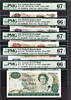 New Zealand 000240 $ New Zealand MATCHING 1st Prefix LOW 1 to 20 GEM UNC PMG 66 / 67 EPQ -