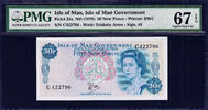 UK (Great Britain) 50 NEW Pence Isle of Man QEII ND Pick-33a Superb GEM UNC PMG 67 EPQ -