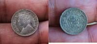 2 Annas India Queen Victoria Nice Grade -