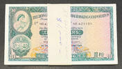Hong Kong 10 Dollars Hong Kong Bundle of 100 Consecutive Pick-182h ORIGINAL UNC -