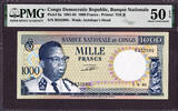 Congo 1000 Francs Congo Democratic Republic Pick-8a About UNC PMG 50 EPQ -