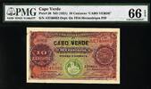 10 Centavos Cape Verde ND Pick-20 GEM UNC PMG 66 EPQ -