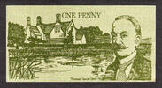 UK (Great Britain) Penny England, BIRNBECK Island 1d (One ) ND AU-UNC (V.RARE) -