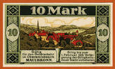 Germany 10 Mark German Notgeld Kriegsnotgeld Maulbronn UNC -