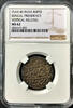 Rupee India Bengal Presidency Year 45 VERTICAL Milling NGC MS 62 -