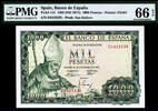 Spain 1000 Pesetas Spain 1965 (ND 1971) Pick-151 GEM UNC PMG 66 EPQ -