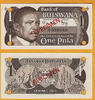 Botswana Botswana One Pula SPECIMEN Prefix A/1 Pick-6s UNC -
