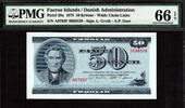 50 Kronur Faeroe Islands Pick-20a GEM UNC PMG 66 EPQ -