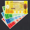 UK (Great Britain) 10 Pounds England's Transition Town STONEHOUSE 4 Notes Set 1, 2, 5 UNC -