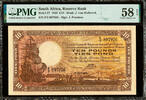 South Africa 10 Pounds South Africa Pick-87 About UNC PMG 58 EPQ -