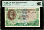 South Africa 5 Pounds South Africa Pick-95 GEM UNC PMG 66 EPQ -