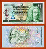 Pound Scotland One Commemorative *Alexander Graham Bell* Pick-359 GEM UNC -