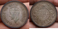 Rupee British India One KGVI Bombay BUNC -