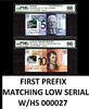 UK (Great Britain) Scotland Polymer £5, £10 1st Prefix W/HS LOW MATCHING # 000027 GEM UNC PMG 66 -