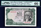 Spain 1000 Pesetas Spain Commemorative Pick-154 GEM UNC PMG 66 EPQ -