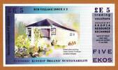 UK (Great Britain) Pound Scotland Local Currency EKOPIA 2nd Issue 5 Eko UNC Rare -