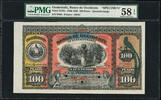 100 Pesos Guatemala SPECIMEN 1890-1920 Pick-S182s About UNC PMG 58 EPQ -