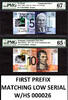 Scotland Polymer £5, £10 1st Prefix W/HS LOW MATCHING # 000026 GEM UNC PMG 65-67 -