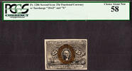 USA 25 Cents FR # Second Issue Fractional Currency 18-63 & S About UNC PCGS 55 -