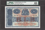 UK (Great Britain) 20 Pounds Scotland British Linen Bank 7th Dec Pick-159b Ex. Fine PMG 45 EPQ -