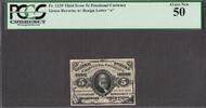 USA 5 Cents FR# Third Issue Fractional Currency W/Letter 'a' About UNC PCGS 50 -