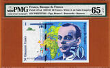 France 50 Francs France 1997 Pick-157Ad Gem UNC PMG 65 EPQ -
