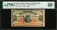 Mexico 50 Centavos Mexico LOW Serial # 37 Pick-S173a M146a Very Fine PMG 30 EPQ -