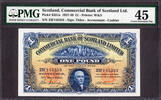 UK (Great Britain) Pound Commercial Bank of SCOTLAND Ltd One 31st May 1932 Pick-S331a EF PMG 45 -