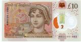 Great Britain / England £10 Pounds 2024 King Charles, First Prefix, Low number HB01 001983 UNC