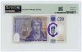 Great Britain / England £20 Pounds 2024 King Charles, First Prefix, Low number EH01 001945 PMG 67 EPQ
