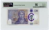 £20 Pounds 2024 King Charles, First Prefix, Low number EH01 001944 PMG 67 EPQ