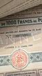 FRANCE / CANNES 1.000 Francs 1930 CASINO Cannes, 250 pcs, RARE UNC